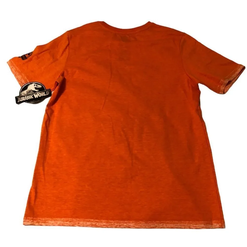 Jurassic World Orange Dino Tee Boys XXL 18 NWT